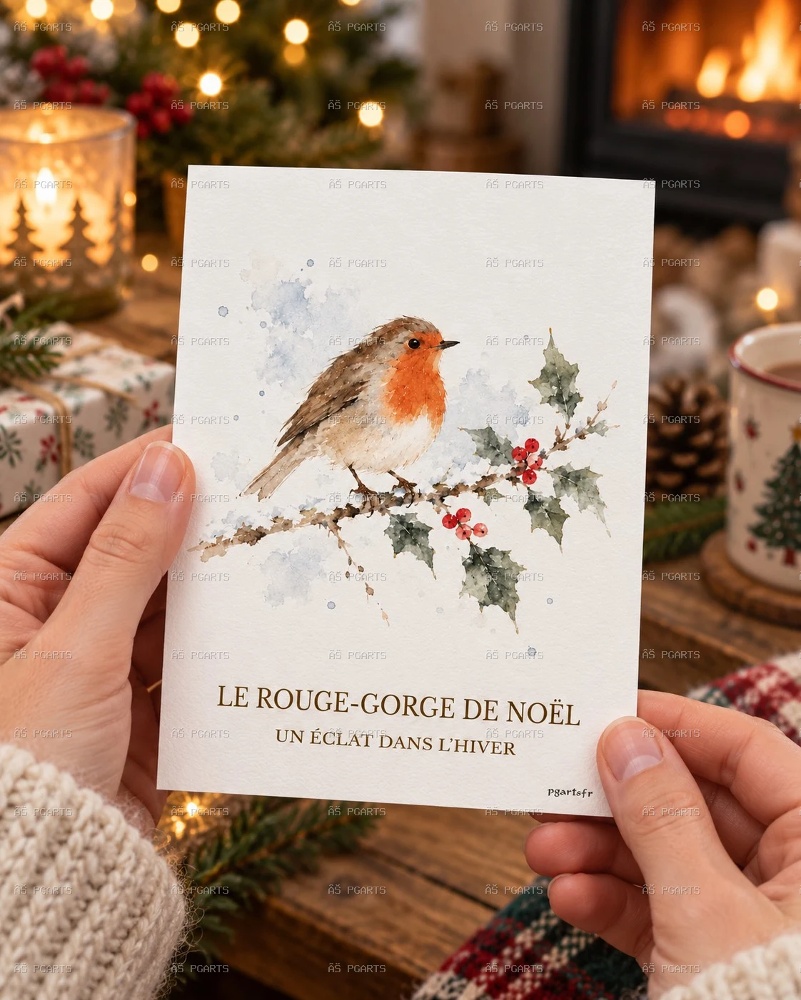 LE ROUGE-GORGE DE NOËL - Un éclat dans l’hiver