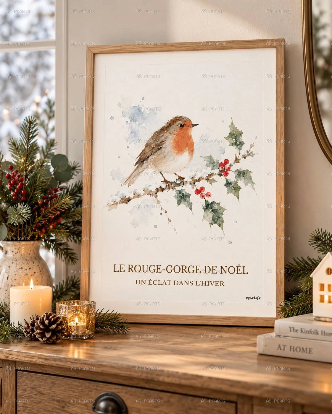 LE ROUGE-GORGE DE NOËL - Un éclat dans l’hiver