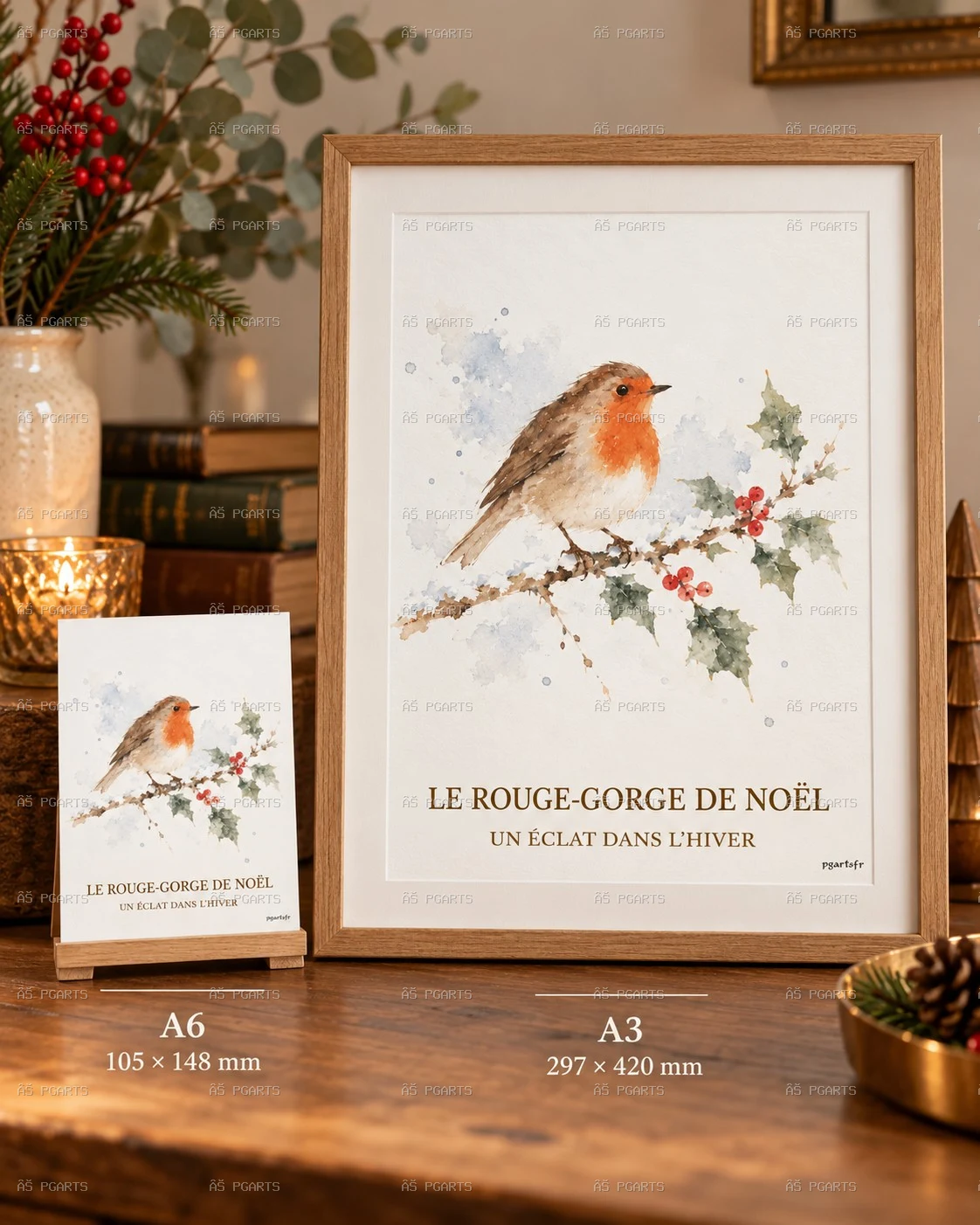 LE ROUGE-GORGE DE NOËL - Un éclat dans l’hiver