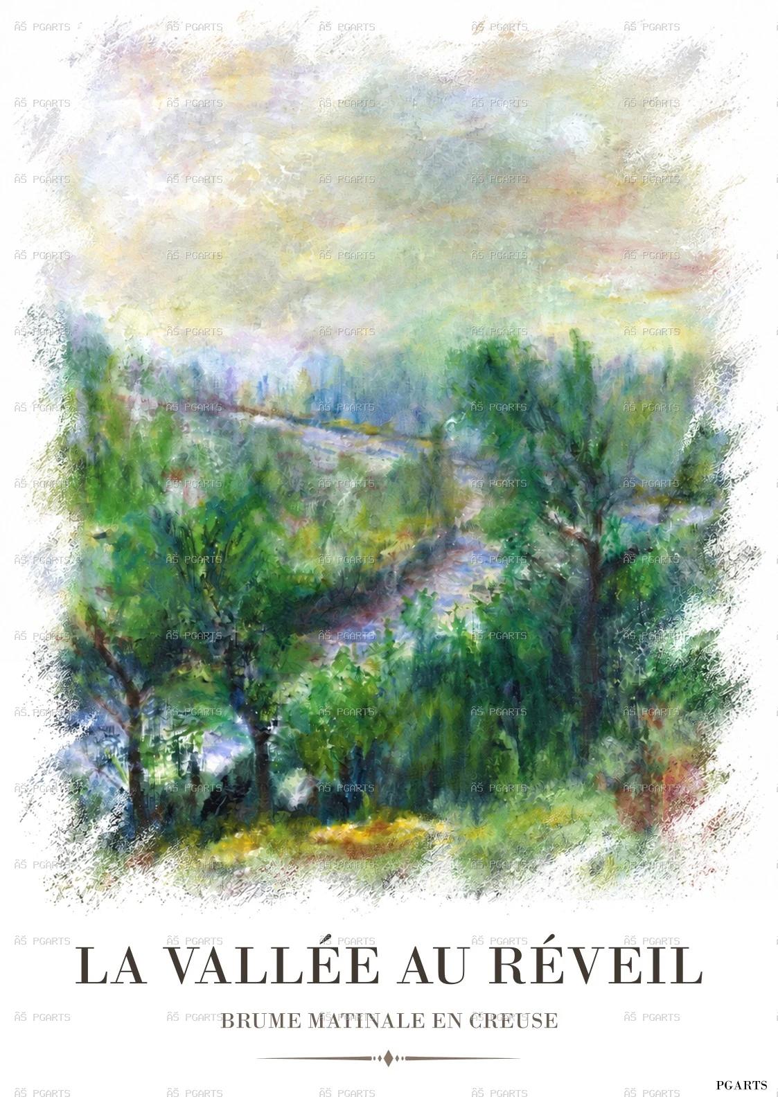 LA VALLÉE AU RÉVEIL — Brume matinale en Creuse