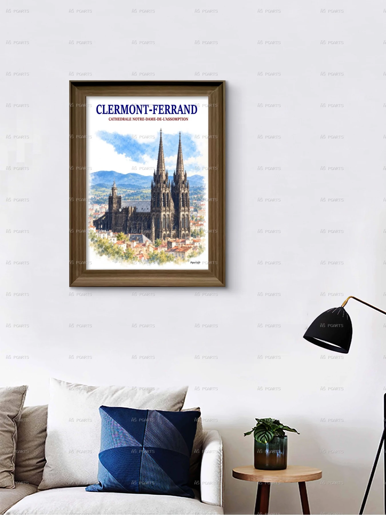 Clermont-fd affiche Cathédrale N-D-de-l’Assomption